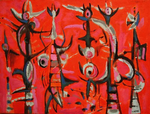 Emerson Woelffer, Last Internment, 1948.