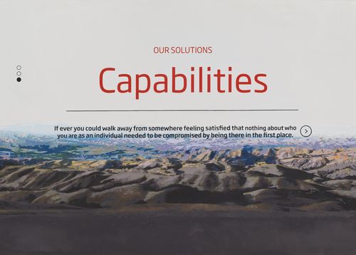 Joel Holmberg, Capabilities, 2015.