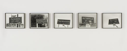 Allen Ruppersberg, Untitled (City Limits), 1970. 