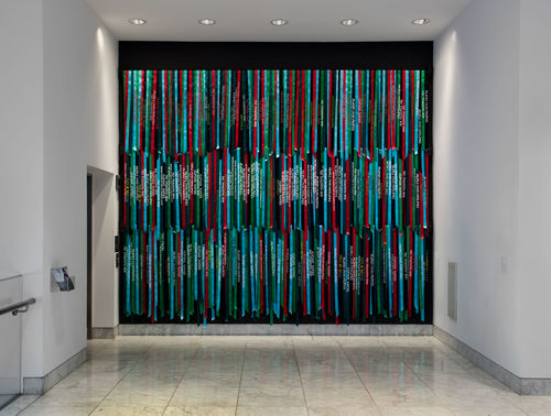 Hammer Projects: Andrea Bowers, installation view, Hammer Museum, Los Angeles, March 11-July 16, 2017. Photo: Brian Forrest.