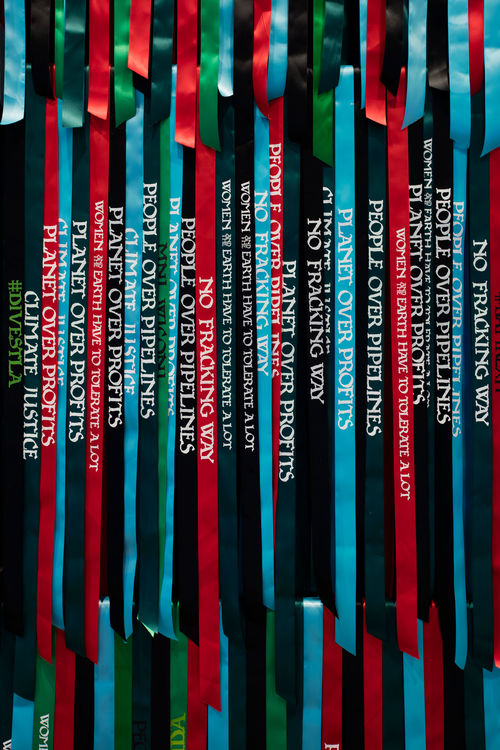 Hammer Projects: Andrea Bowers, installation view, Hammer Museum, Los Angeles, March 11-July 16, 2017. Photo: Brian Forrest.