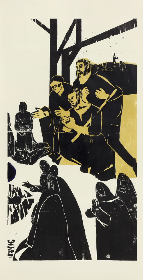 Andrea Büttner, Detail from Nativity, 2007. 