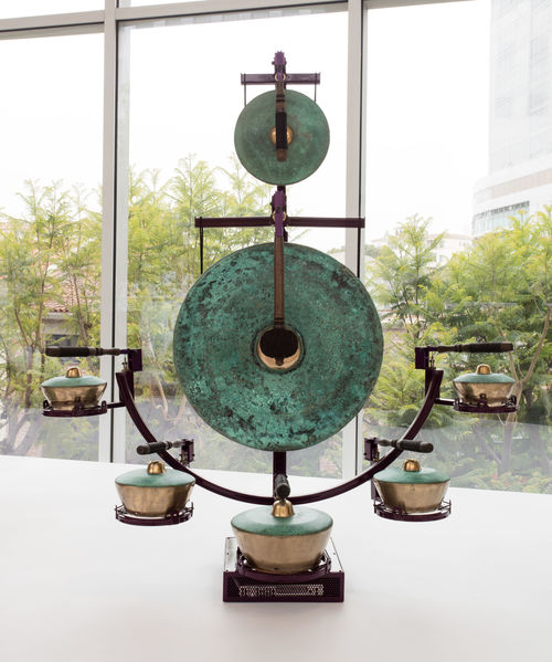 Aaron Taylor Kuffner: Gamelatron Sanctuary. Installation view, Hammer Museum, Los Angeles, June 4–August 13, 2017. Photo: Brian Forrest.