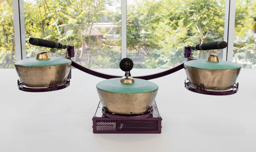 Aaron Taylor Kuffner: Gamelatron Sanctuary. Installation view, Hammer Museum, Los Angeles, June 4–August 13, 2017. Photo: Brian Forrest.