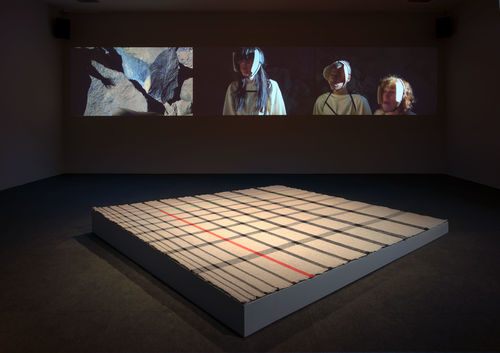 Hammer Projects: Jeanine Oleson: Conduct Matters, installation view, Hammer Museum, Los Angeles, May 6-August 6, 2017. Photo: Robert Wedemeyer.