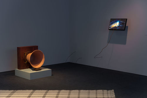 Hammer Projects: Jeanine Oleson: Conduct Matters, installation view, Hammer Museum, Los Angeles, May 6-August 6, 2017. Photo: Robert Wedemeyer.