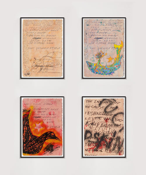 Jimmie Durham, Zeke Proctor’s Letter, 1989. 