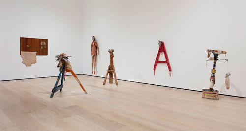 Jimmie Durham: At the Center of the World, Installation view, Hammer Museum, Los Angeles, January 29 – May 7, 2017. Photo: Brian Forrest.