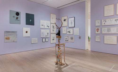 Jimmie Durham: At the Center of the World, Installation view, Hammer Museum, Los Angeles, January 29 – May 7, 2017. Photo: Brian Forrest.