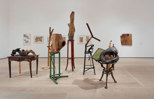 Jimmie Durham: At the Center of the World, Installation view, Hammer Museum, Los Angeles, January 29 – May 7, 2017. Photo: Brian Forrest.