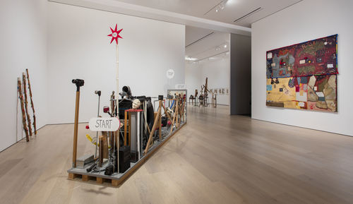 Jimmie Durham: At the Center of the World, Installation view, Hammer Museum, Los Angeles, January 29 – May 7, 2017. Photo: Brian Forrest.