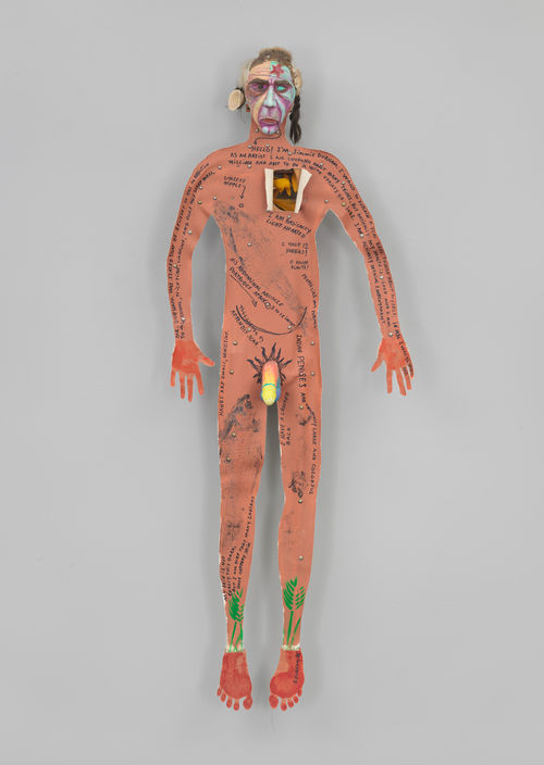 Jimmie Durham, Self-portrait, 1986. 