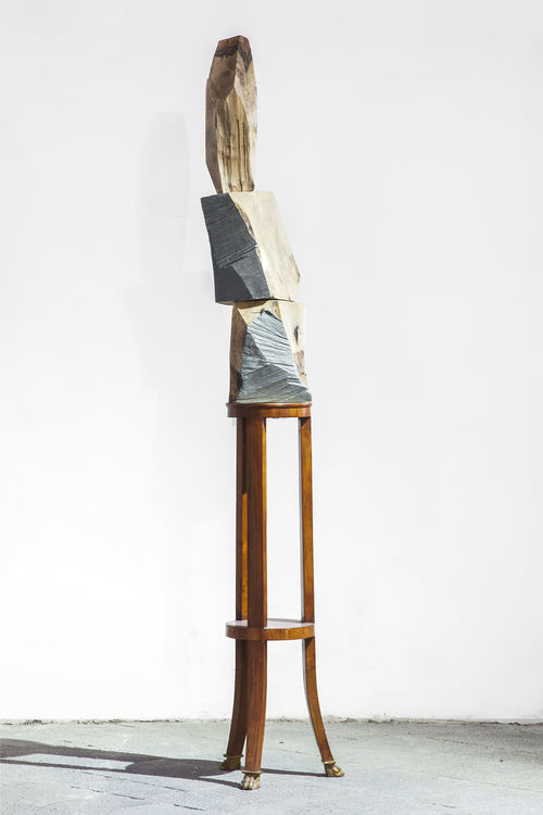 Jimmie Durham, The Forest and Brancusi, 2012. 