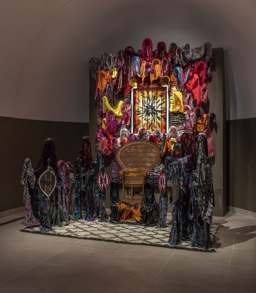 Hammer Projects: Kevin Beasley, installation view, Hammer Museum, Los Angeles, January 21 – April 23, 2017. Photo: Brian Forrest.