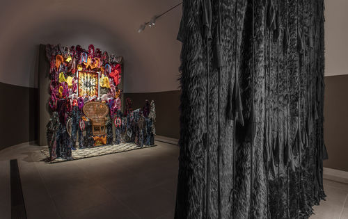 Hammer Projects: Kevin Beasley, installation view, Hammer Museum, Los Angeles, January 21 – April 23, 2017. Photo: Brian Forrest.