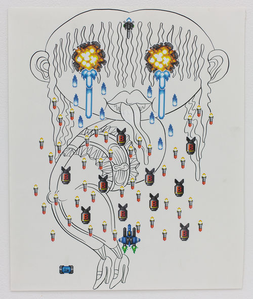 Oliver Payne and Keiichi Tanaami, Untitled, 2015.