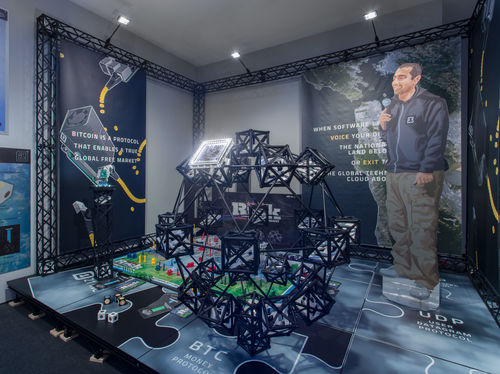 Hammer Projects: Simon Denny, installation view, Hammer Museum, Los Angeles, January 21-April 23, 2017. Photo: Brian Forrest. 