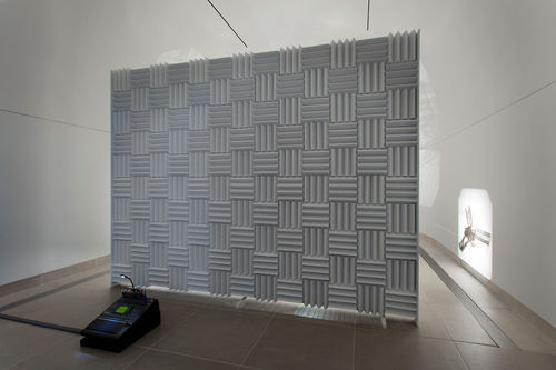 Hammer Projects: Lawrence Abu Hamdan, installation view, Hammer Museum, Los Angeles, January 28–May 6, 2018. Photo: Brian Forrest.