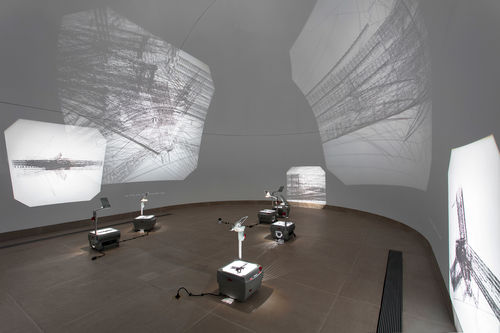 Hammer Projects: Lawrence Abu Hamdan, installation view, Hammer Museum, Los Angeles, January 28–May 6, 2018. Photo: Brian Forrest.