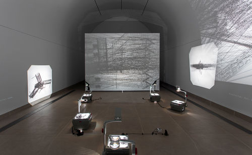 Hammer Projects: Lawrence Abu Hamdan, installation view, Hammer Museum, Los Angeles, January 28–May 6, 2018. Photo: Brian Forrest.