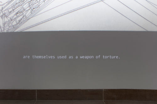 Hammer Projects: Lawrence Abu Hamdan, installation view, Hammer Museum, Los Angeles, January 28–May 6, 2018. Photo: Brian Forrest.