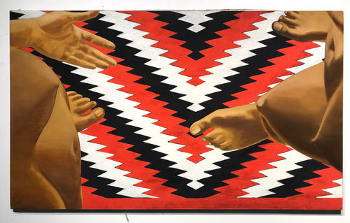Luchita Hurtado, Untitled, 1970. Oil on canvas. 30 x 50 in. (76.2 x 127 cm). Signed and dated on verso. Courtesy the artist and Park View/Paul Soto, Los Angeles and Brussels. Photo: Cole Root.