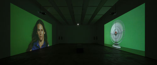 Barbara Kruger, The Globe Shrinks, 2010. 