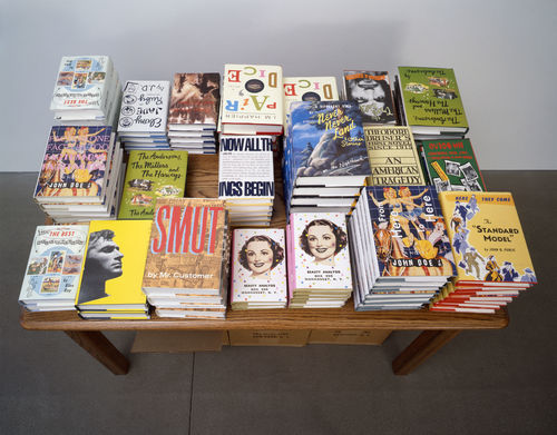 Allen Ruppersberg, Remainders: Novel, Sculpture, Film, 1991. Walker Art Center, Minneapolis, T. B. Walker Acquisition Fund, partial gift of Eileen and Michael Cohen, 2014; photo: courtesy of artist.