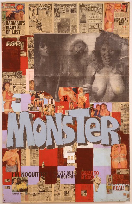 Sarah Lucas, Laid in Japan, 1991.