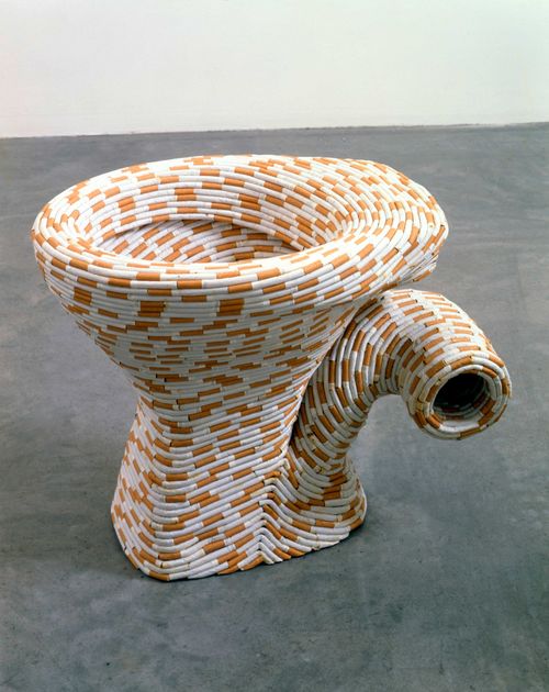 Sarah Lucas, Nature Abhors a Vacuum, 1998.