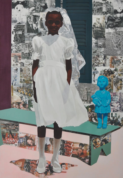 Njideka Akunyili Crosby, The Beautyful Ones no. 4