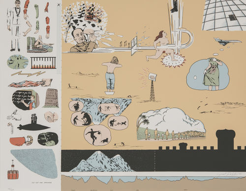 Öyvind Fahlström, Eddie (Sylvie's Brother) in the Desert), 1966