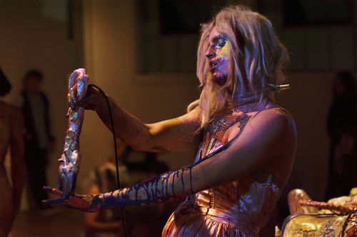 Mutant Salon documentation image at Commonwealth & Council, Los Angeles, 2016. Image by Grant Hill