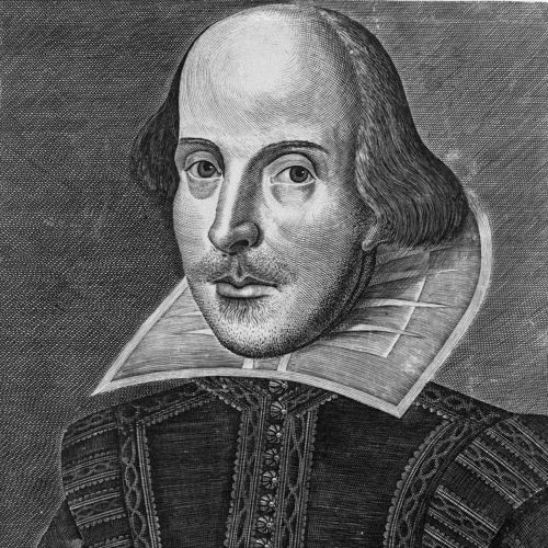 The Droeshout Portrait of William Shakespeare, from the First Folio