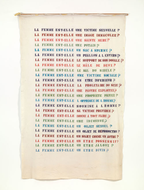 Lea Lublin, Interrogations sur la femme (Interrogations about Woman), 1978