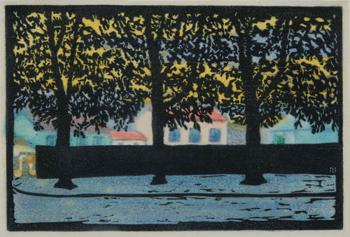 Gabriele Münter, Fall Evening—Sèvres, 1907
