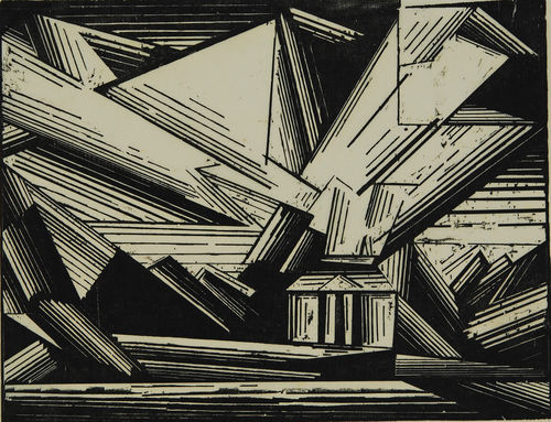 Lyonel Feininger, Villa am Strande, 4, 1920