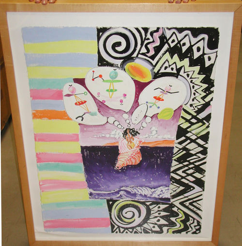 Peter Shire, Here Today Gone to Maui, 1988