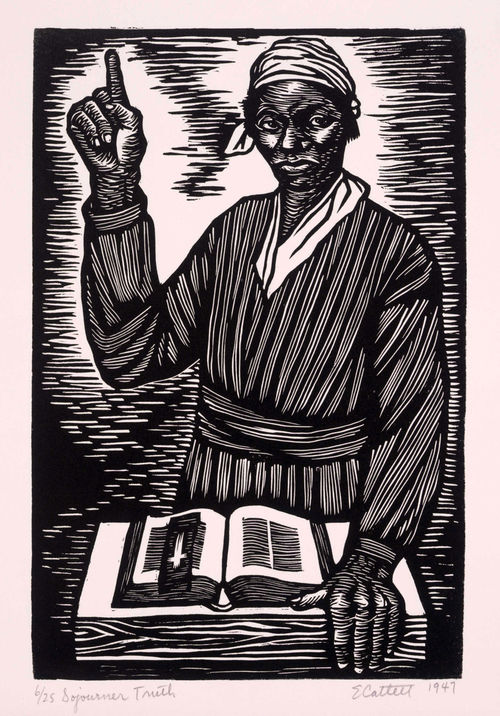 La Negra Sojourner Truth Luchó por
los Derechos de las Mujeres y los Negros (The Black Woman Sojourner Truth Fought for the Rights of Women and Blacks), 1947/1984