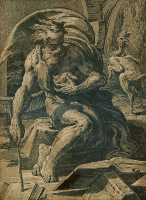Ugo da Carpi, Diogenes, ca. 1524–27