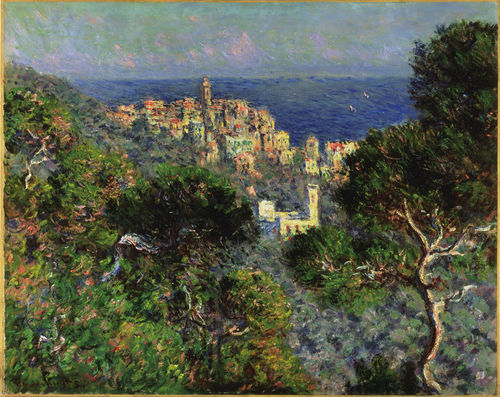 View of Bordighera by Claude Monet, 1884. Oil on canvas. 26 x 32 3/16 in. (66 x 81.8 cm). The Armand Hammer Collection, Gift of the Armand Hammer Foundation. Hammer Museum, Los Angeles.