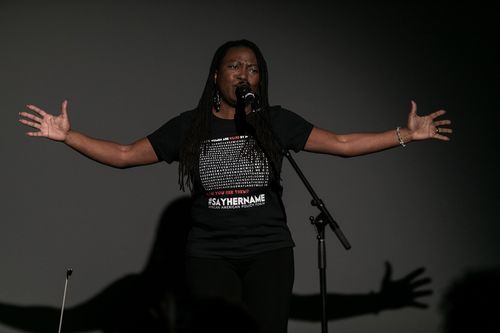 Performer at the Hammer's 2018 Say Her Name program