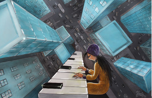 Shamsia Hassani, Birds of No Nation