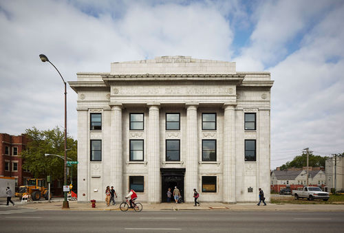 Exterior view of Stony Island Arts Bank
Photo: Tom Harris, Courtesy Rebuild Foundation
