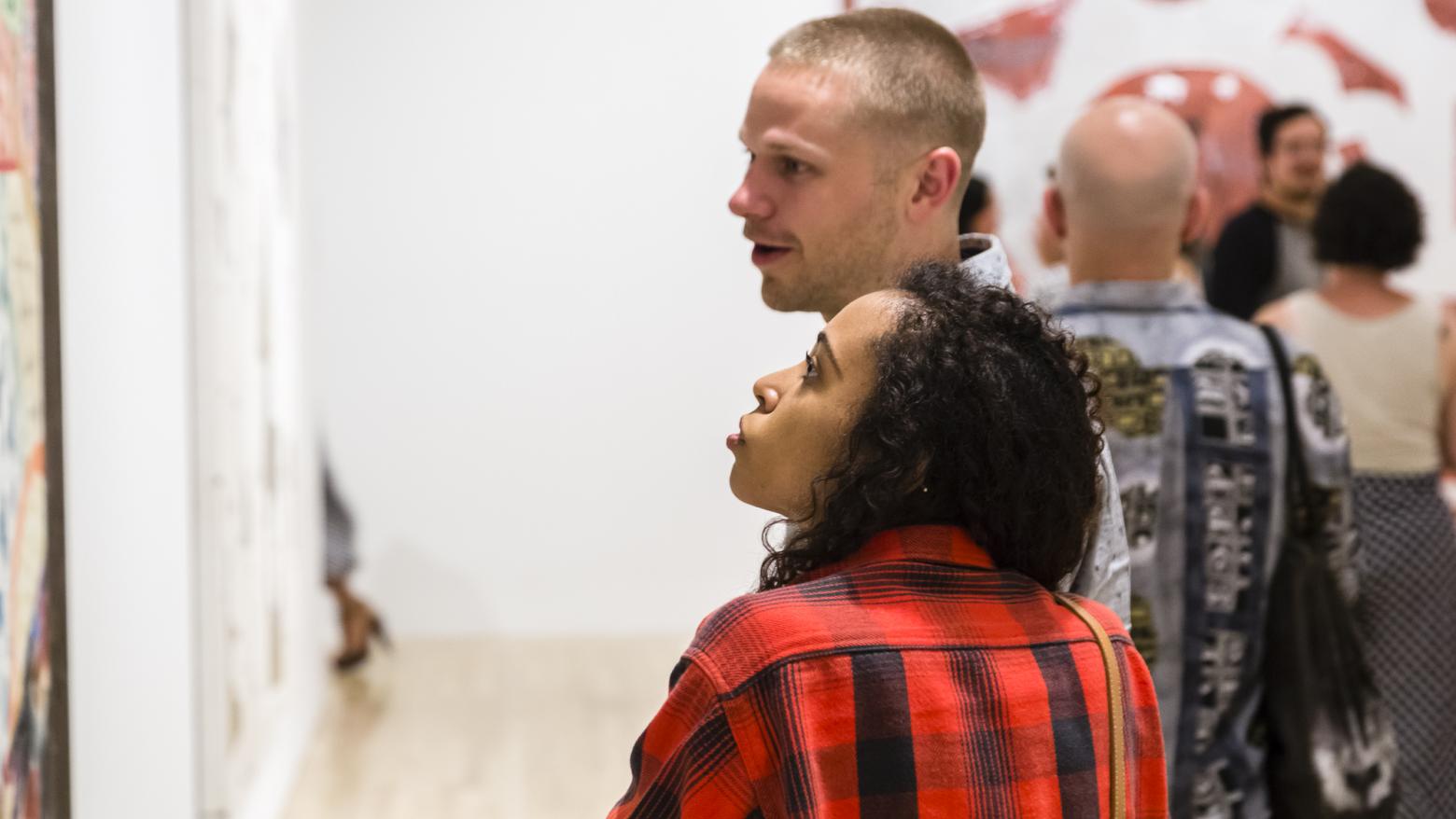 Looking at art