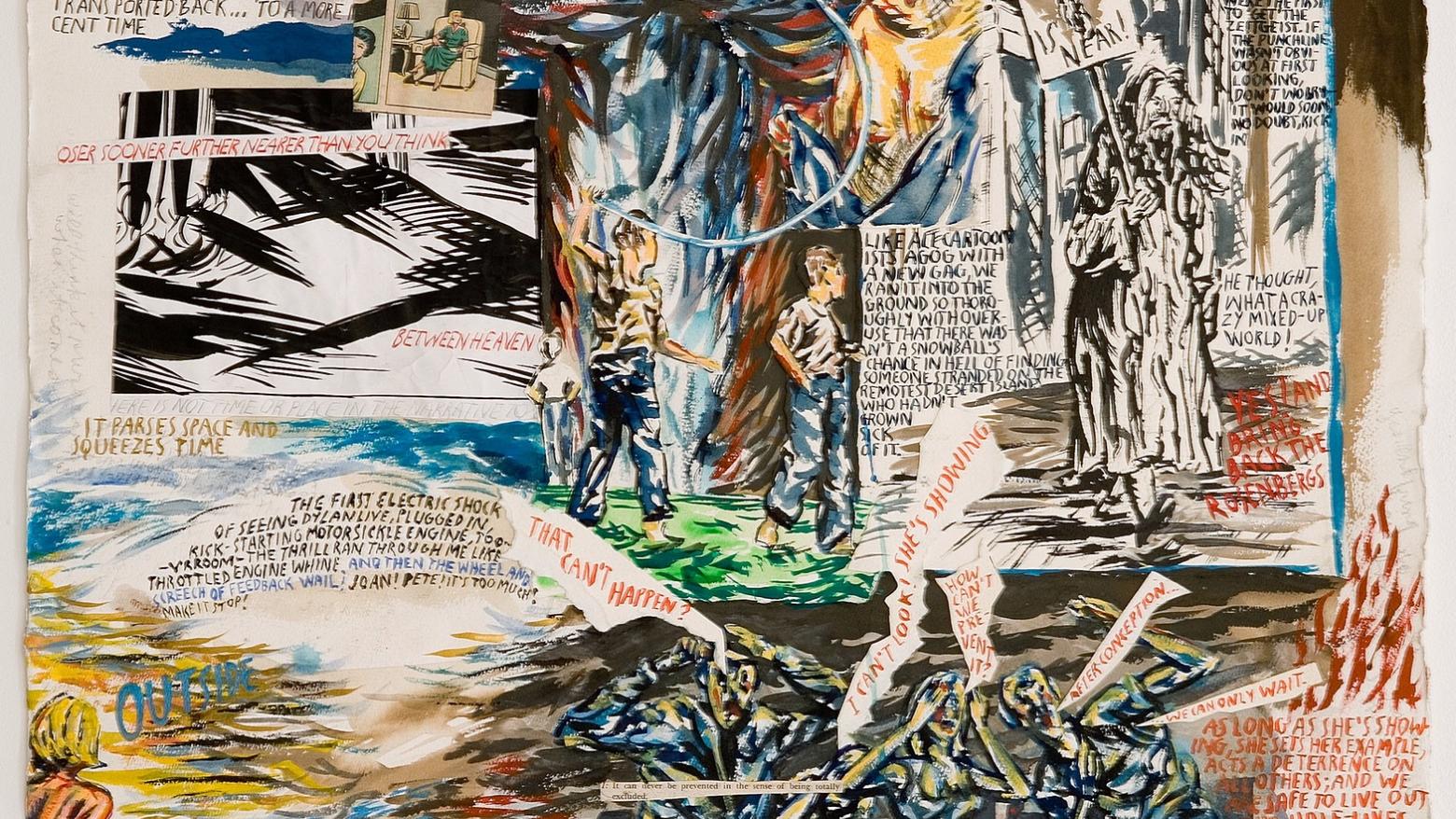 Raymond Pettibon, No Title (When I see), 2006. Pen and ink drawing on paper. 30 1/4 x 22 3/8 in. (76.8 x 56.8 cm). Hammer Museum, Los Angeles. Purchase.