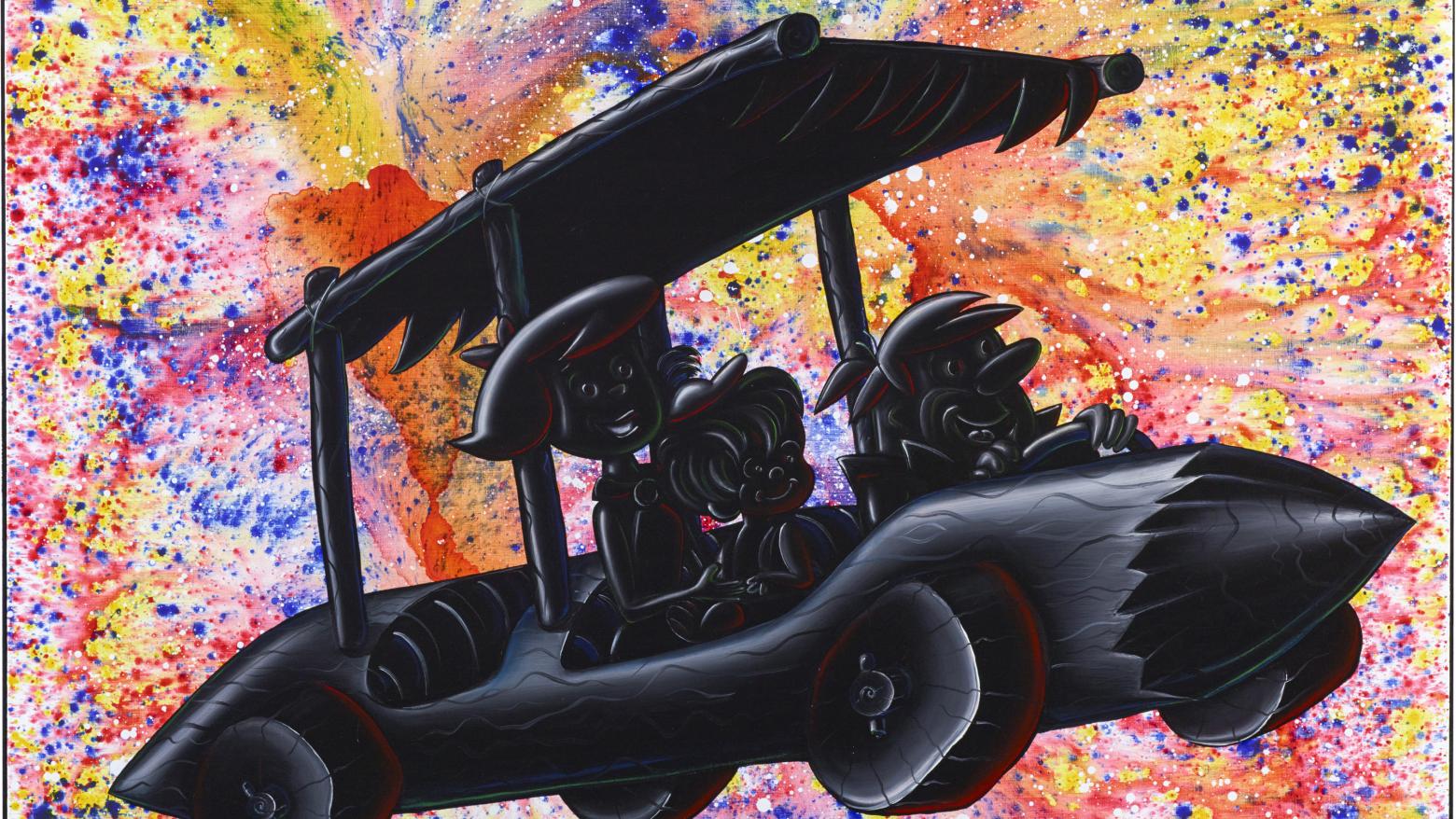Kenny Scharf, Black Rubble
