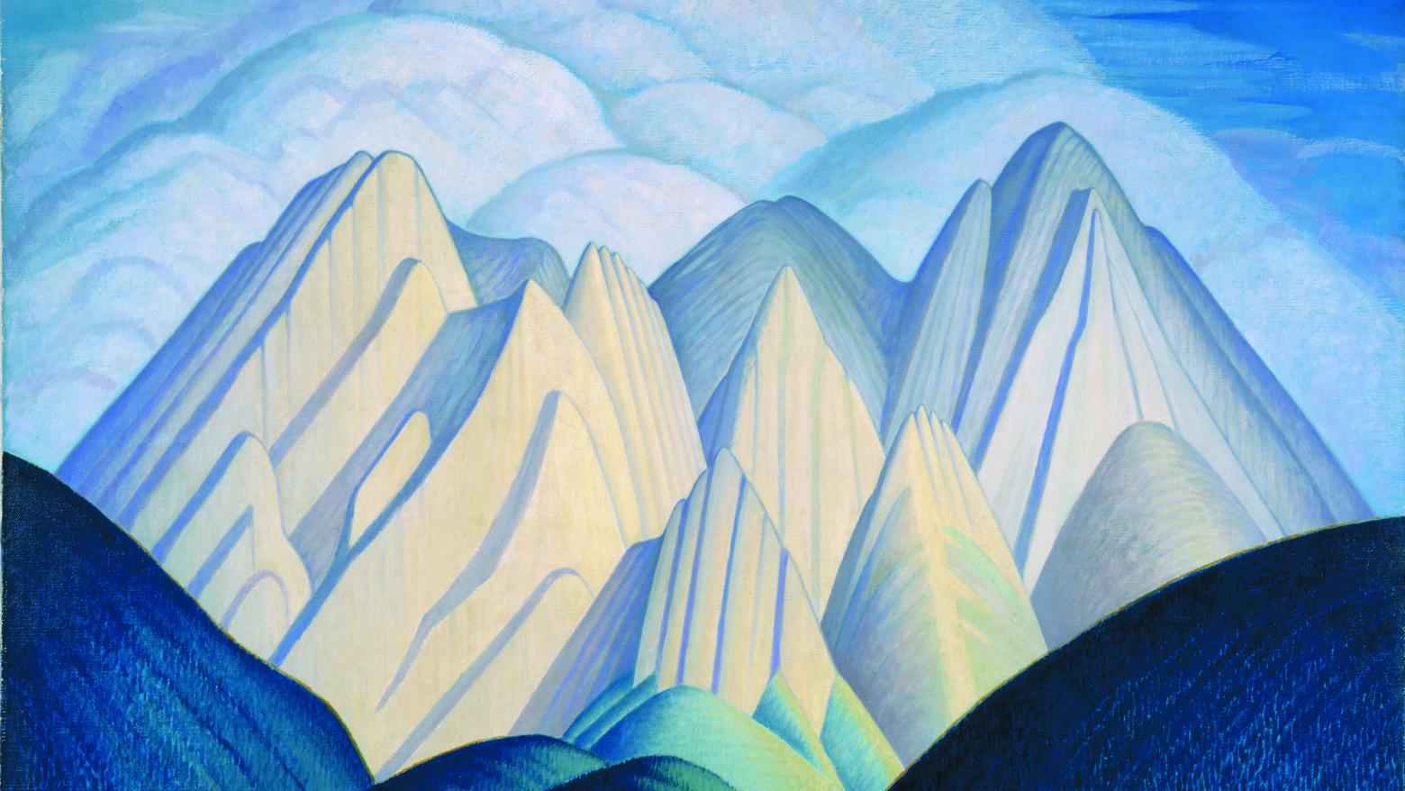 Untitled (Mountains Near Jasper)