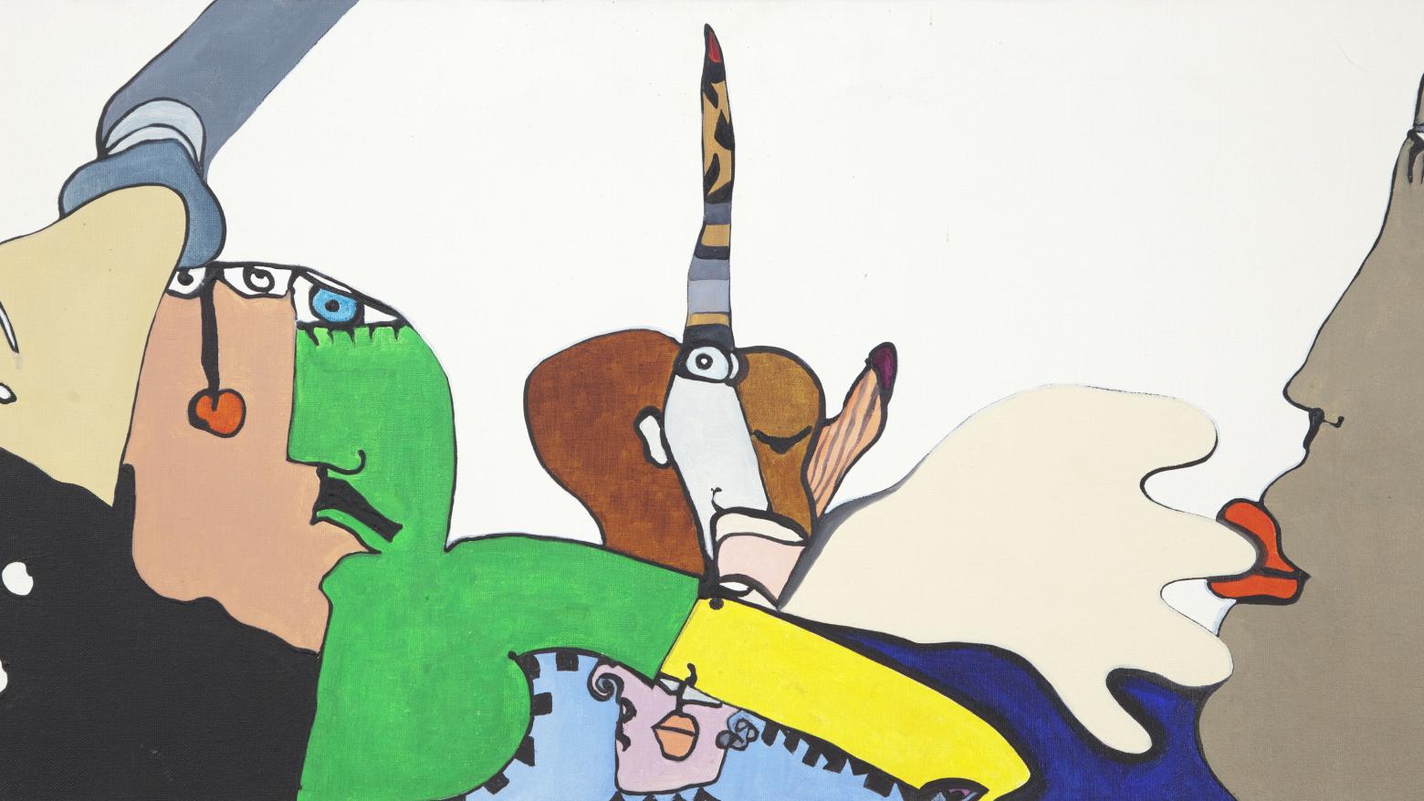 Huguette Caland, Enlève ton doigt, 1971