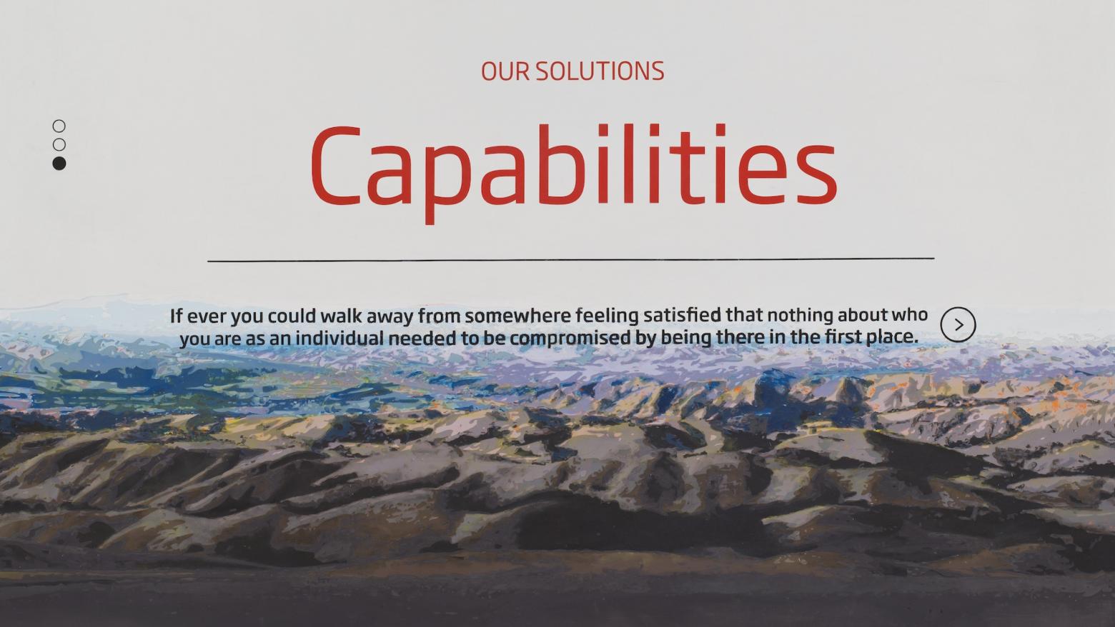 Joel Holmberg, Capabilities, 2015.